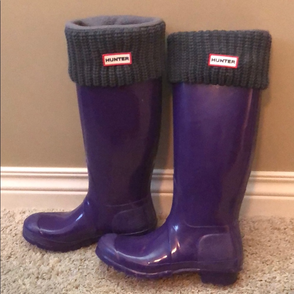 Purple Hunter Boots